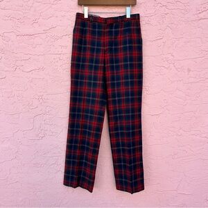David Brooks LTD Tartan Plaid Trousers Pants Vintage Size 10